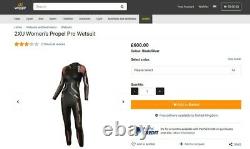 2XU Propel Pro women's wetsuit triathlon open water swimming BNWT RRP £600 Large