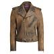 $3,495 Ralph Lauren Purple Label Mens Slim Locklear Leather Biker Moto Jacket