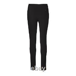 $550 Ralph Lauren Purple Label Collection Black Skinny Stretch Jersey Pant Pants