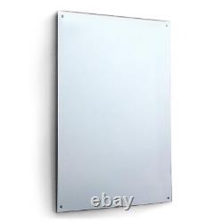 5Ft X 3Ft Large Mirror Glass 4 holes 152cm X91cm Home Gym Or Bathroom 4mm Thick