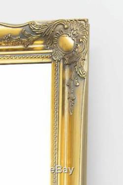 5Ft6 X 1Ft6 Large Gold Full Length Classic Ornate Decorative Cheval Mirror