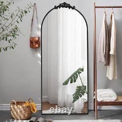 80x180cm Arched Full Length Mirror Extra Large Ornate Leaner Wall Mounted Mirror