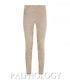$998 Polo Ralph Lauren Womens Taupe Leather Suede Leland Legging Pant Pants Nwt