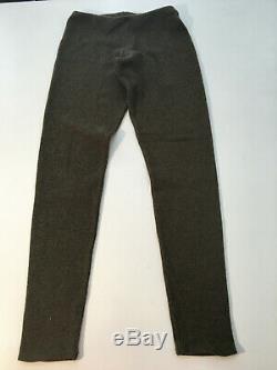 $998 RALPH LAUREN Purple Label Military Green Cashmere Leggings Pants sz L