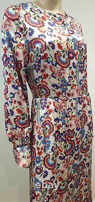 ALICE BY TEMPERLEY Multi Colour LOU LOU Floral Print Fit Flare A-Line Maxi Dress