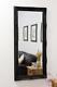 Abbey Large Black Vintage Style Mirror Full Length 5ft5 X 2ft7