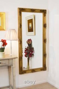 Abbey Large Mirror Gold Vintage Style Full Length Long Wall 165cm X 78cm