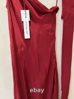 Alexandra Miro ODETTA ONE SHOULDER MAXI DRESS RED SZ Small Medium Or Larg BNWT