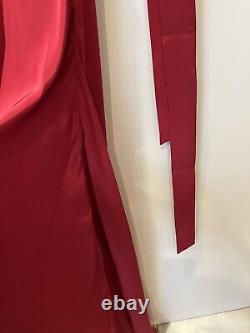 Alexandra Miro ODETTA ONE SHOULDER MAXI DRESS RED SZ Small Medium Or Larg BNWT