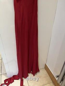 Alexandra Miro ODETTA ONE SHOULDER MAXI DRESS RED SZ Small Medium Or Larg BNWT