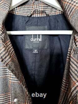 Alfred Dunhill Mens Mac Coat LARGE Full Length Immaculate! RRP £1 200