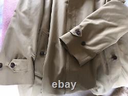 Alfred Dunhill Mens Mac Coat LARGE Full Length Worn Twice Immaculate