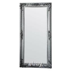 Altori Large Silver shabby chic Full Length Wall Hung Floor Mirror 170cm x 83cm
