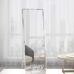 Amazon Brand Eono 65x24 Floor Mirror with White Frame Large Full Length