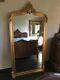 Antique Gold Large Full Length French Arch Leaner Dressing Dress Wall Mirror