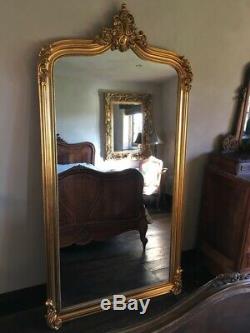 Antique Gold Large Full Length French, Large Antique Gold Full Length Mirror