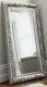Antwerp X Large Silver Shabby Chic Full Length Wall Hung Floor Mirror 70 X 37
