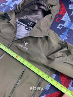 Arcteryx Men's Beta SL Hybrid Gore-Tex Shell Ski Jacket Green Waterproof Large