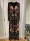 Authentic Roberto Cavalli Floral Long Sleeve Maxi Dress