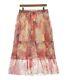 Blugirl Long/maxi Length Skirt Redxwhitexpink Etc. (total Pattern) 2200492417166