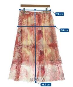 BLUGIRL Long/Maxi Length Skirt RedxWhitexPink etc. (Total pattern) 2200492417166