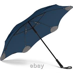 BLUNT Classic Umbrella NAVY Large, Full-Length Stick 120cm 2-YEAR WARRANTY