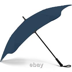 BLUNT Classic Umbrella NAVY Large, Full-Length Stick 120cm 2-YEAR WARRANTY