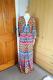 Bnwt Beatrice Von Tresckow Multicoloured Aztec Maxi Dress Size L