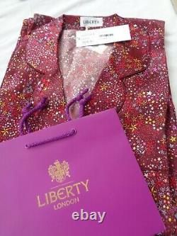 BNWT Liberty of London ladies Adelajda pure silk pyjama set Size UK L (16)