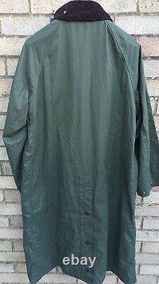 Barbour Burghley Casual Full Length Mac Trench Coat L/XL