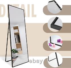 Beauty4U Full Length Mirror 165x60cm Free Standing, Hanging or Leaning, Large or