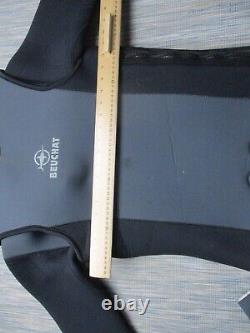 Beuchat Long Wetsuit Mens Extra Large 7MM Thick Full Length Black Double Skin