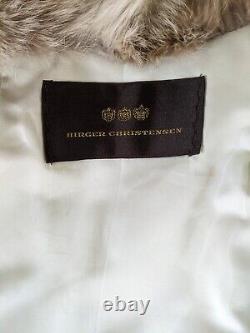 Birger Christensen Lynx Fur Coat Size Large 8-12 US Full Length