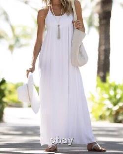 Brand New Aspiga White Lenu Maxi Dress L