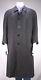Brioni Gray/black Herringbone Cashmere-wool Full Length Overcoat 42r