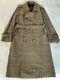 Burberry Men's Tweed Wool Trench Coat Medium/large 38 / 48 R Immaculate