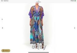 Camilla Franks. Nwt Basilica Beauty Long Dress Smocked Waist Size L