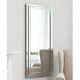 Chambery Large Stepped Bevelled Glass Full Length Leaner Wall Mirror 60 X 26
