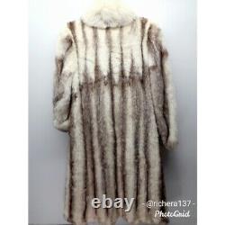Christian Dior Fur Coyote Full Length Coat Large