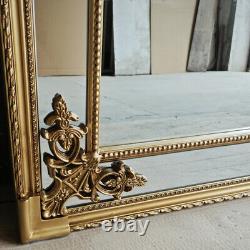 Cimiero Antique GOLD Decorative Vintage Large Leaner Wall Mirror 91cm x 183cm