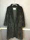 Classy Full Length Mink Fur Coat Dark Brown Black Large Jacket