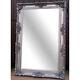 Clayton Ornate Extra Large Full Length Wall Leaner Mirror Silver 177cm X 121cm