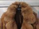 Cozy And Warm Soft Large Full Length Real Golden Sable Fur Coat / Jacket