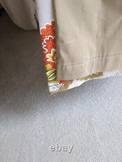 Curtains. Large full length curtains. Large window or patio doors. Vibrant Floral