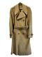 Daks Simpson Of Piccadilly Suede Full-length Camel Belted Trench Coat Overcoat