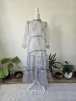 DREAM Sister Jane Maxi Smock Dress With Bow Size L