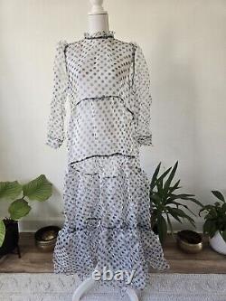 DREAM Sister Jane Maxi Smock Dress With Bow Size L