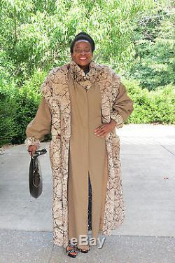Designer Fendi Rex Chinchilla Long Full Length Fur Coat Vest Trench 2PC S-L 4-12