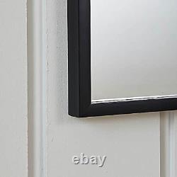 Dipamkar 52 x 16 Large Metal Framed Full Length Wall Mirrors, Horizontally or