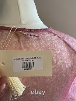 Doen Antoinette Pink Silk Dress Size L